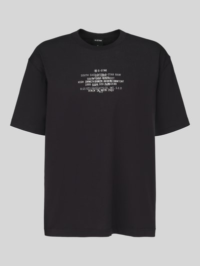 G-Star RAW T-Shirt mit zentralem Logo-Print Black 2