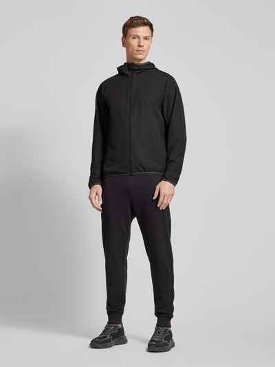BOSS Green Jacke mit Label-Print Modell 'Commuter' Black 1