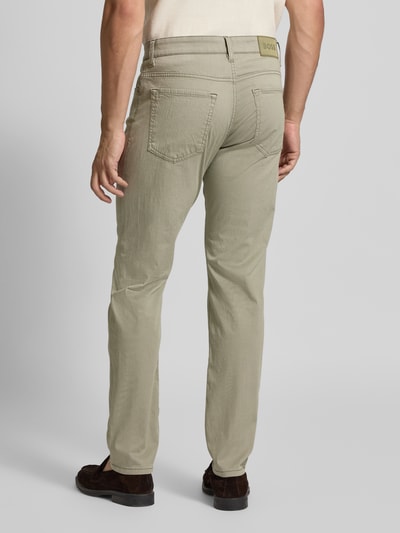 BOSS Regular fit stoffen broek van katoenmix, model 'RE.MAINE5' Olijfgroen - 5
