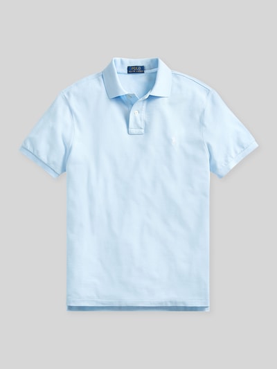 Polo Ralph Lauren Slim Fit Poloshirt aus reiner Baumwolle Hellblau 2