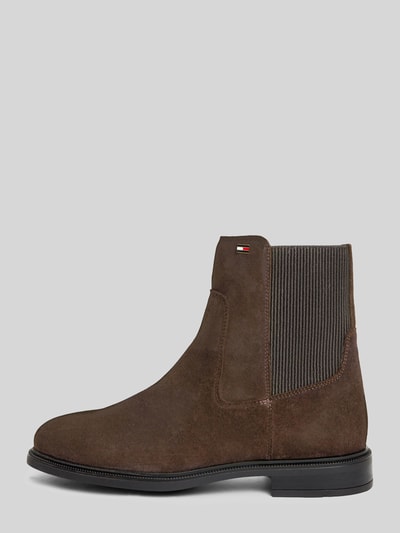 Tommy Hilfiger Chelseas aus echtem Leder mit Logo-Detail Dunkelbraun 2
