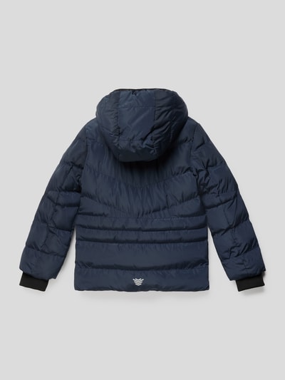 CARS JEANS Steppjacke mit abnehmbarer Kapuze Modell 'Teagan' Marineblau 3