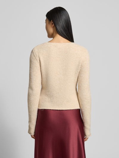 GUIDO MARIA KRETSCHMER WOMAN Slim fit cardigan met wol model 'Ester' Beige - 5