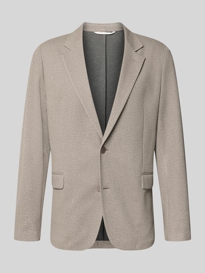 Productfoto, beige Super Slim Fit Sakko met viscose, model 'Anton263X-H' van HUGO, Heren Sakko, lichte structuur, twee knopen, klepzakken