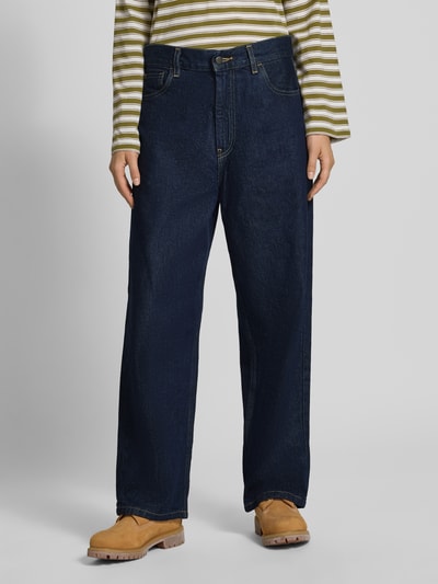 Carhartt Work In Progress wide fit jeans van puur katoen model 'Brandon' Donkerblauw - 4
