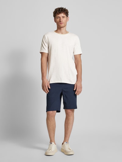 Lindbergh T-shirt met structuurmotief Offwhite - 1