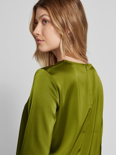 Jake*s Collection Relaxed Fit Bluse mit Rundhalsausschnitt Gruen 3