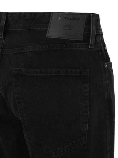 Jack & Jones Jeansy o luźnym kroju z bawełny model ‘Chris’  Czarny 3