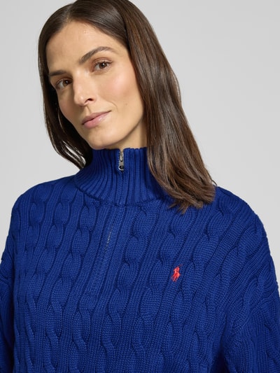 Polo Ralph Lauren Regular fit pullover in gebreide look Koningsblauw - 3
