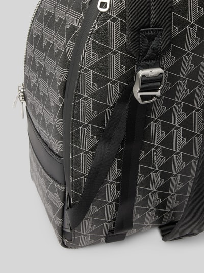 Lacoste Rucksack mit Label-Detail Black 2