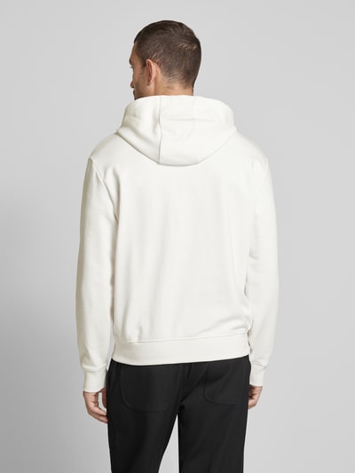 HUGO Hoodie mit Label-Print Modell 'Dapo' Kitt 5