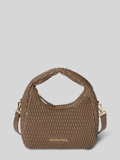 VALENTINO BAGS Handtasche mit Strukturmuster Modell 'FREQUENCY' Taupe 1