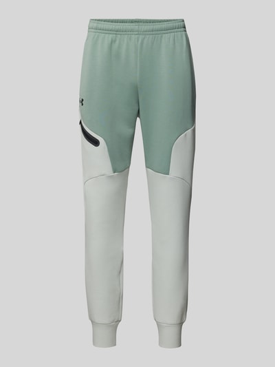 Under Armour Relaxed Fit Sweatpants mit Logo-Print Modell 'Unstoppable' Mint 2