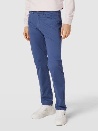 Pierre Cardin Hose mit Label-Details Modell 'Lyon' Blau 4