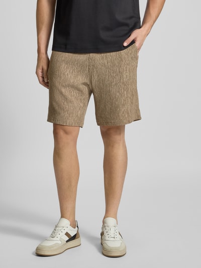 JAKE*S STUDIO MEN Shorts met elastische band Beige - 4
