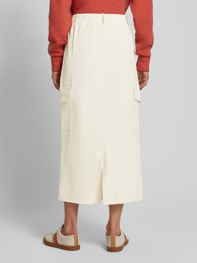 Soyaconcept Midirok met cargozakken, model 'SIHAM' Offwhite - 5