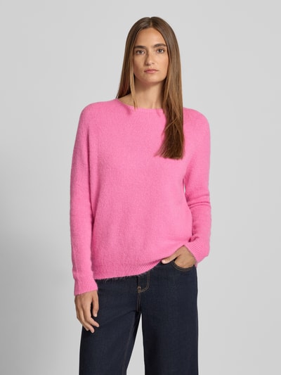 Rich & Royal Strickpullover mit gerippten Abschlüssen Pink 4