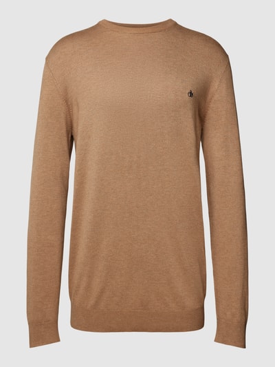 Scotch & Soda Strickpullover mit Rundhalsausschnitt Camel 2