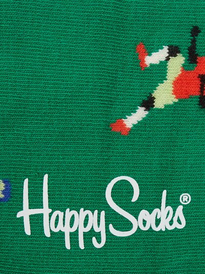 Happy Socks Skarpety z dodatkiem streczu w zestawie 3 szt. Zielony 3