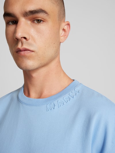 Marni Oversized T-Shirt 1/2-Ärmel Bleu 3