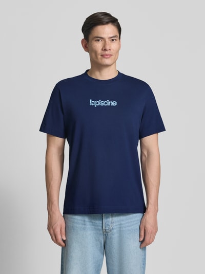 Selected Homme Regular Fit T-Shirt aus reiner Baumwolle Modell 'HASPEN' Marine 4