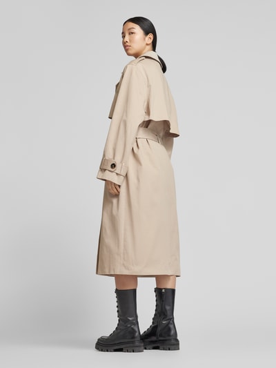 Jake*s Collection Trenchcoat mit doppelreihiger Knopfleiste Beige 5