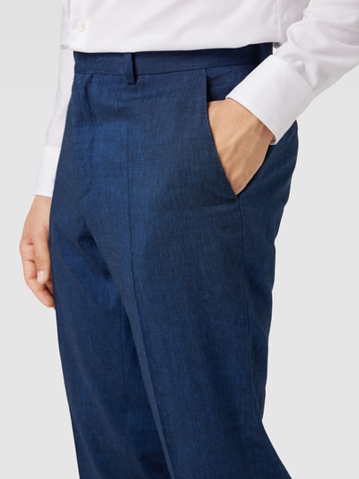 BOSS Pantalon met achterzakken, model 'Leon' Koningsblauw - 3