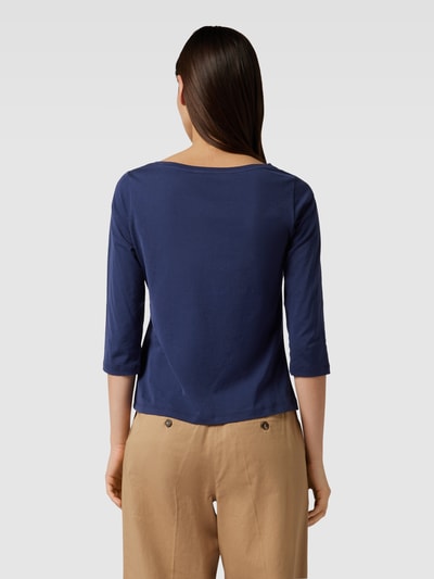Lanius Shirt met lange mouwen van puur katoen Donkerblauw - 5