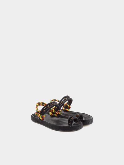 Isabel Marant Zehensandalen Schwarz 1
