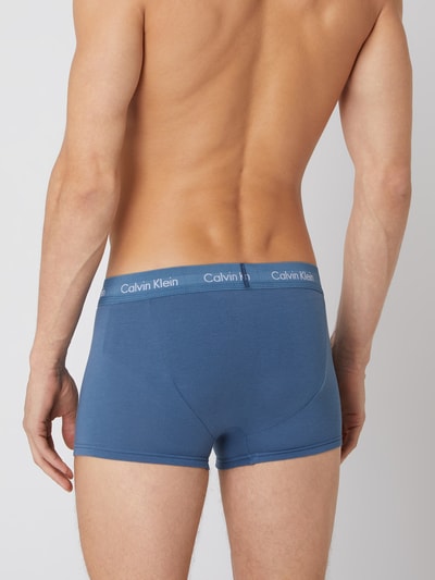 Calvin Klein Underwear Obcisłe bokserki o kroju Classic Fit w zestawie 3 szt. Granatowy 7