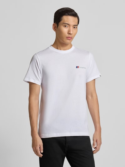 Berghaus T-Shirt mit Logo und Rundhalsausschnitt Weiss 4