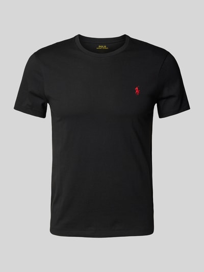 Polo Ralph Lauren Slim Fit T-Shirt mit Logo-Stitching Black 2