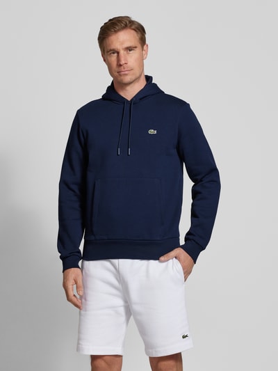 Lacoste Hoodie mit Logo-Stitching Marine 4