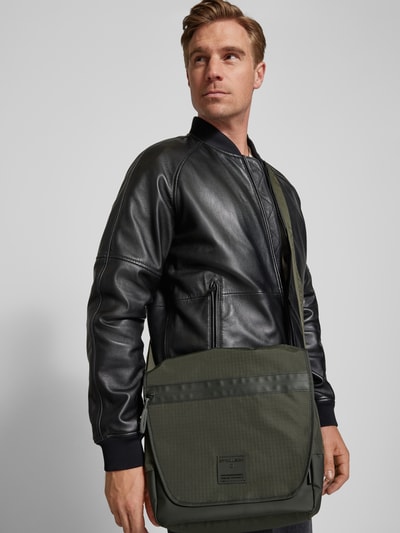 Strellson Torba na ramię z naszywką z logo model ‘NORTHWOOD RS DORIAN’ Khaki 1
