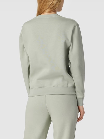 Guess Sweatshirt met labelapplicatie, model 'ALLANIS' Mintgroen - 5