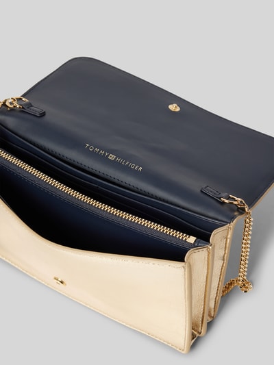 Tommy Hilfiger Clutch mit Label-Detail Modell 'HERITAGE' Gold 5