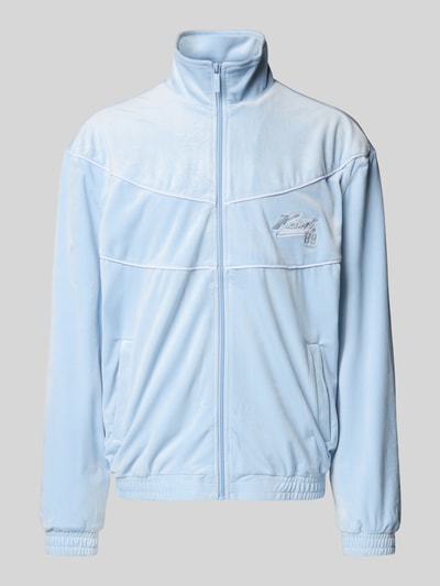 KARL KANI Sweatjacke mit Label-Stitching Modell 'Kani Varsity' Hellblau 2
