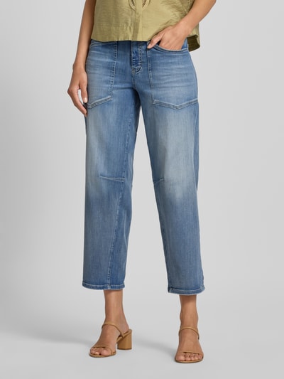 OPUS PANTS Mom fit jeans in used-look, model 'Melly breeze' Blauw - 4