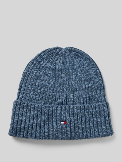 Tommy Hilfiger Czapka beanie z wyhaftowanym logo Granatowy 1