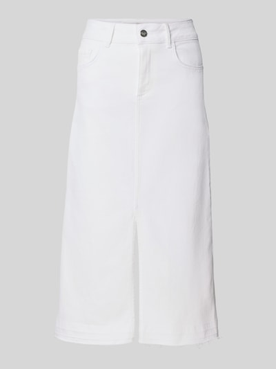 Milano Italy Jeansrock im 5-Pocket-Design Weiss 2