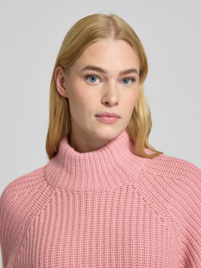 Herzensangelegenheit Strickpullover aus Woll-Kaschmir-Mix Altrosa 3