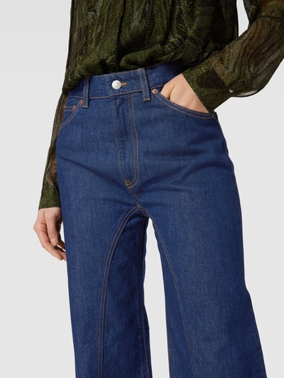 Victoria Beckham Jeans mit Label-Patch Jeansblau 3