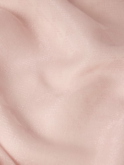 Produktfoto, Schal mit Fransen von Emporio Armani, Damen Schal aus Baumwoll-Viskose-Mix, rechteckige Form, dezente Label-Details, feine Textur