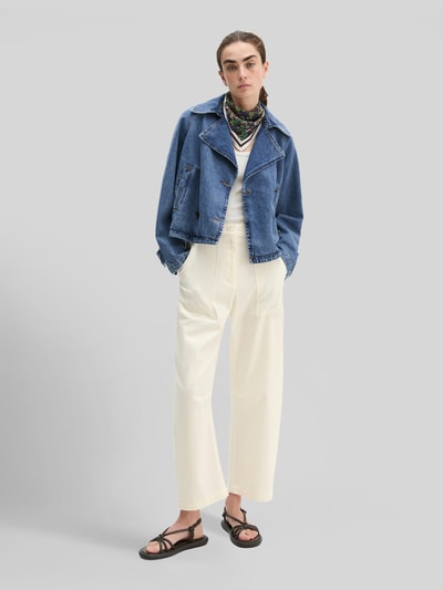 Marc O'Polo Relaxed Fit Jeansjacke aus reiner Baumwolle Ocean Melange 1