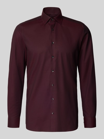 OLYMP Level Five Slim fit zakelijk overhemd met kentkraag Bordeaux - 2
