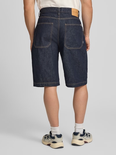 REVIEW Jeansshorts mit Eingrifftaschen Dunkelblau 5