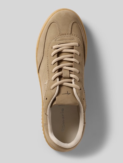 Tamaris Sneaker aus echtem Leder Camel 3
