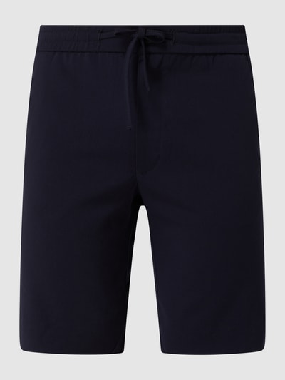 Lindbergh Regular fit korte broek met elastische band  Marineblauw - 2