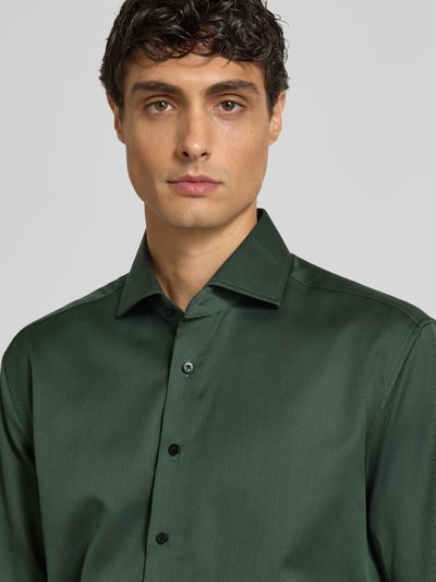 ETERNA Modern fit zakelijk overhemd met haaikraag Olijfgroen - 3