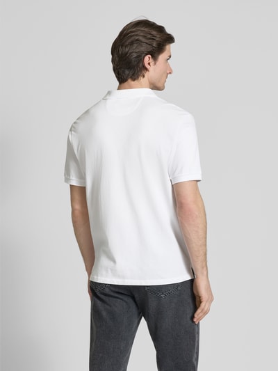 MC2 Saint Barth Regular Fit Poloshirt mit V-Ausschnitt Modell 'CHARLES' Weiss 5